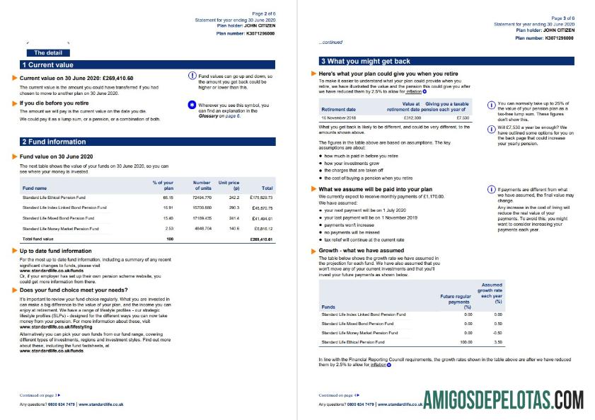 Em branco modelo de fatura de serviços públicos de vida padrão do Reino Unido em formato Word e PDF, 7 páginas 3 4